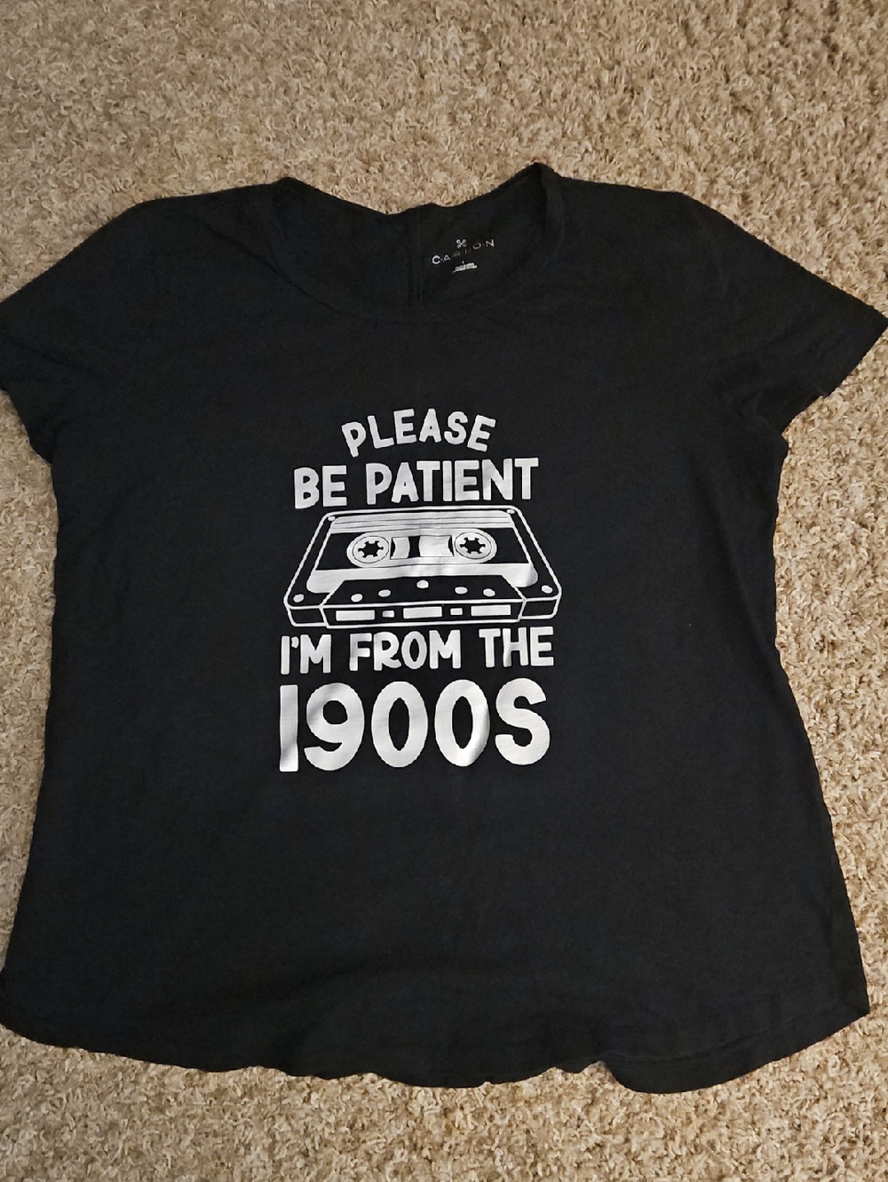 Please Be Patient I'm From The 1900s Black Graphic Tee
